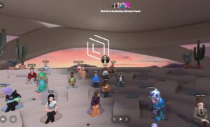 A panel in the Metaverse